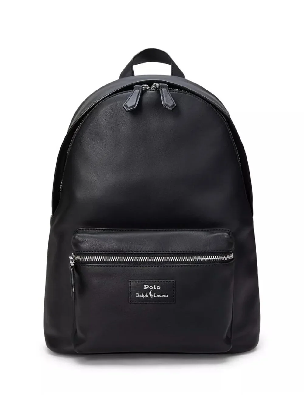 Polo Ralph Lauren Smooth Leather Backpack Black Size Ones Size